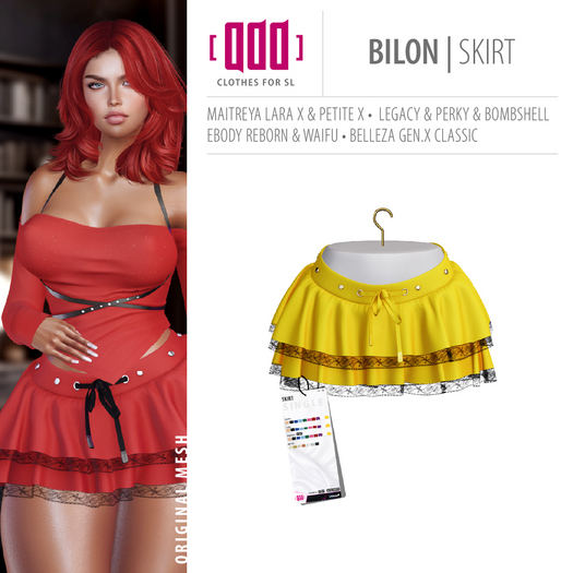 [ADD] Bilon Skirt - Yellow