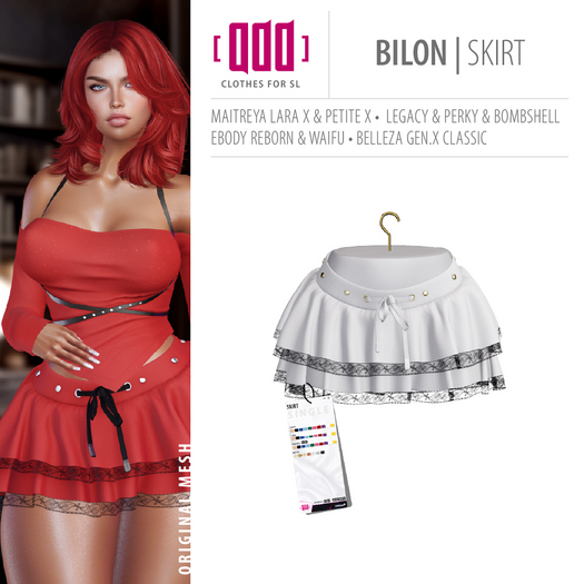 [ADD] Bilon Skirt - White
