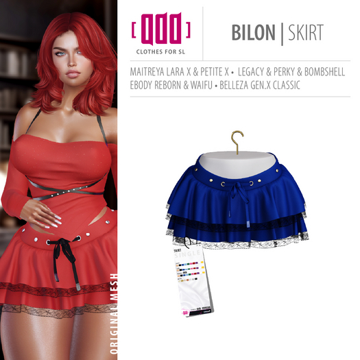 [ADD] Bilon Skirt - Blue