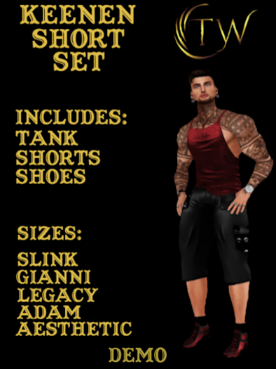TW Keenen Short Set     (DEMO)