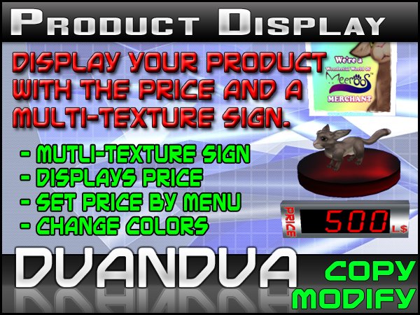 Dvandva Product Display