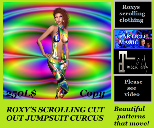 ROXY'S SCROLLING CUT OUT JUMPSUIT CURCUS