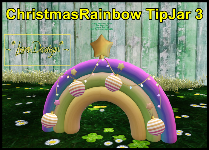 ~*LoreDesign*~ ChristmasRainbow TipJar 3