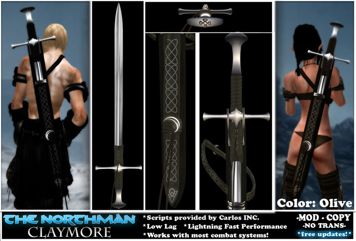N.A.M.E. The Northman Claymore Olive 1.4