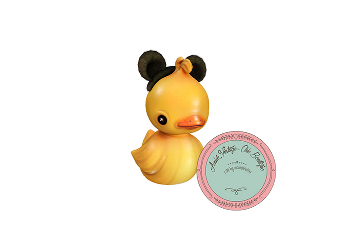 6.YOKAI - Little Rubber Ducks  - Teddy Duckling (yellow)