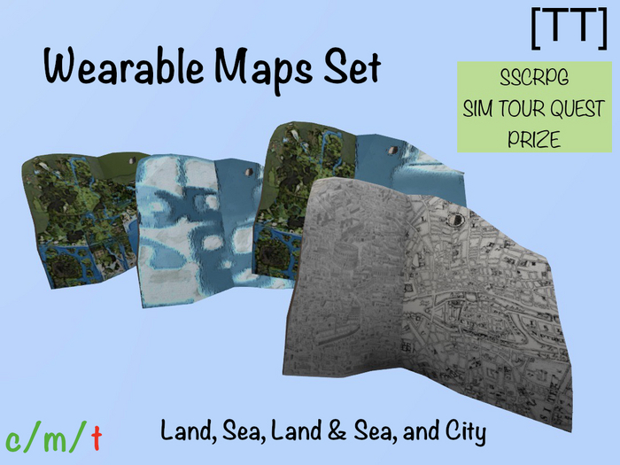 [TT] SSCRPG 6 Wearable Map Set