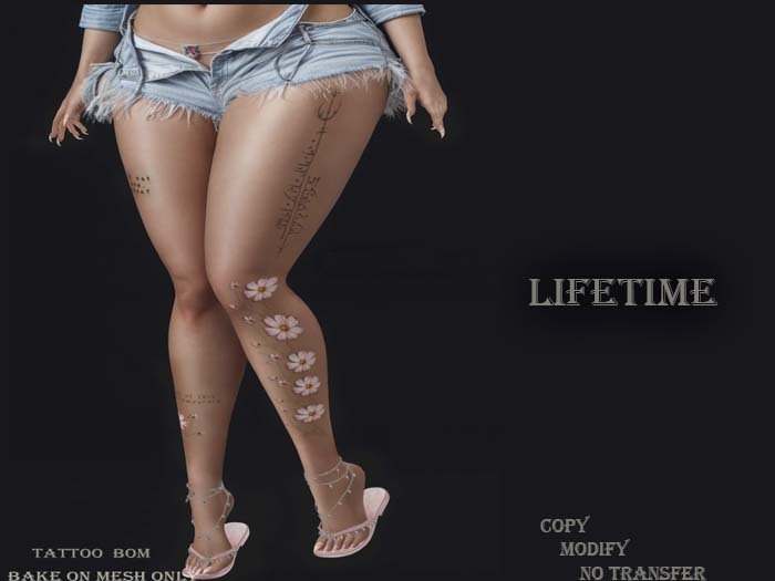 Lifetime ''Bom'' Tattoo 0103
