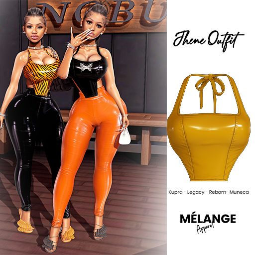 Melange: Jhene Top [Mustard]