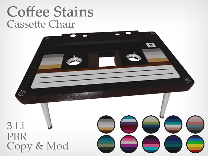 Coffee Stains - Cassette Chair 