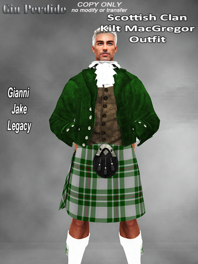 DEMO Scottish Kilt Clan MacGregor