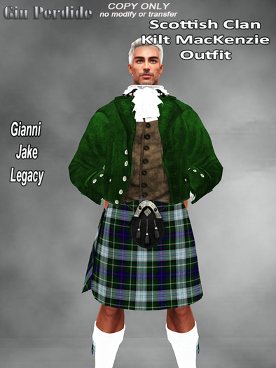 DEMO Scottish Kilt Clan MacKenzie