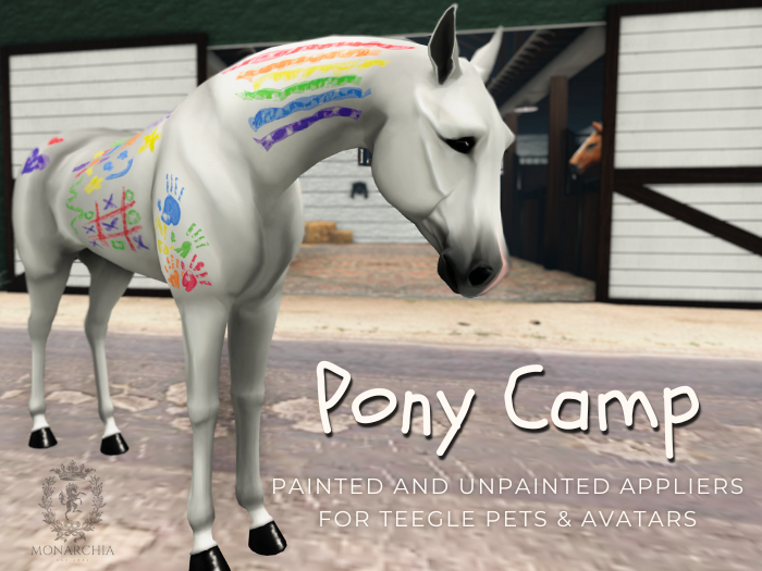 + MONARCHIA + "Pony Camp" Teegle Appliers