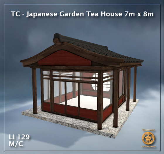 TC - Japanese Garden Tea House 7m x 8m