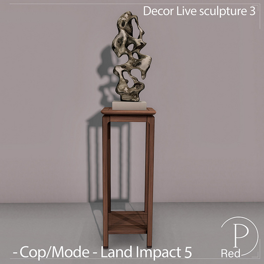 P.ReD. Decor Live sculpture 3  - Box