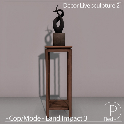 P.ReD. Decor Live sculpture 2  - Box