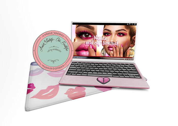 Astralia - Vaintastic Bae (laptop) pink