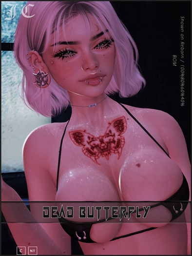:.JC // Dead Butterfly Tattoo