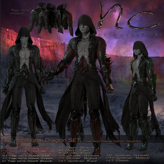 01 RARE Top/Red Hood Immortal Dragon [NC]