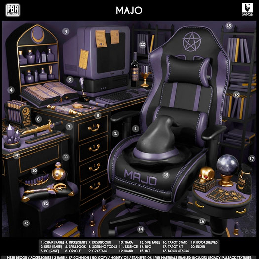 2. BAMSE : Majo - Desk RARE