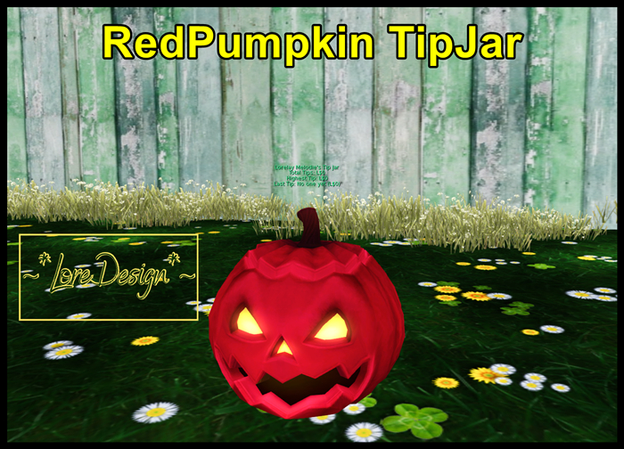 ~*LoreDesign*~ RedPumpkin TipJar