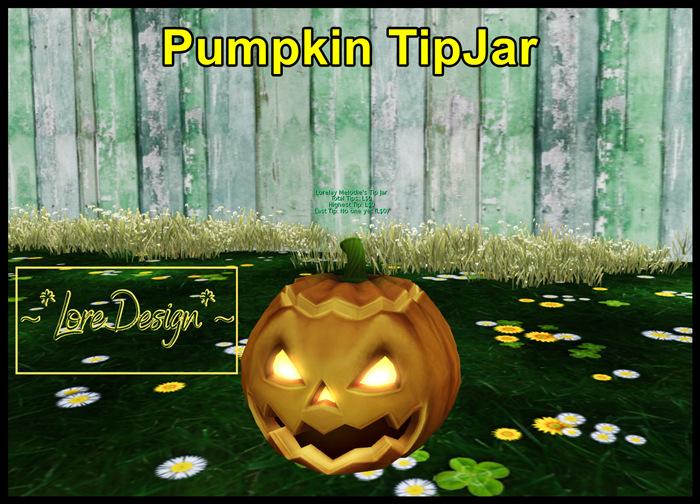 ~*LoreDesign*~ Pumpkin TipJar