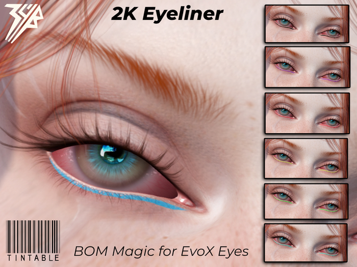 Simple Eyeliner EvoX - Tintable 2K BOM