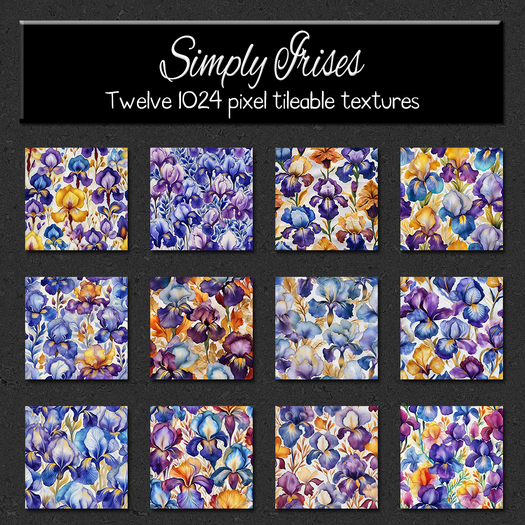 *Wallflowers* Simply Irises