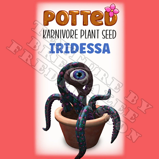 Potted: Karnivore Plant Seed: Iridessa (ACTUAL PLANT SEED)