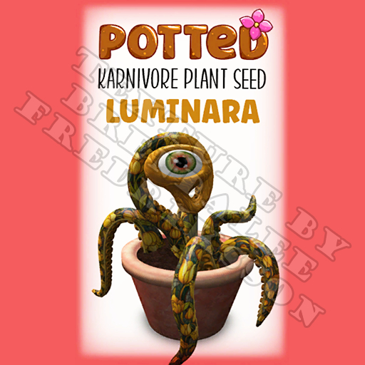 Potted: Karnivore Plant Seed: Luminara (ACTUAL PLANT SEED)