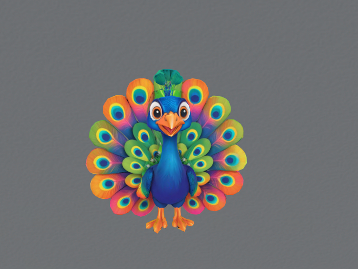 Colorful Peacock FULL PERM