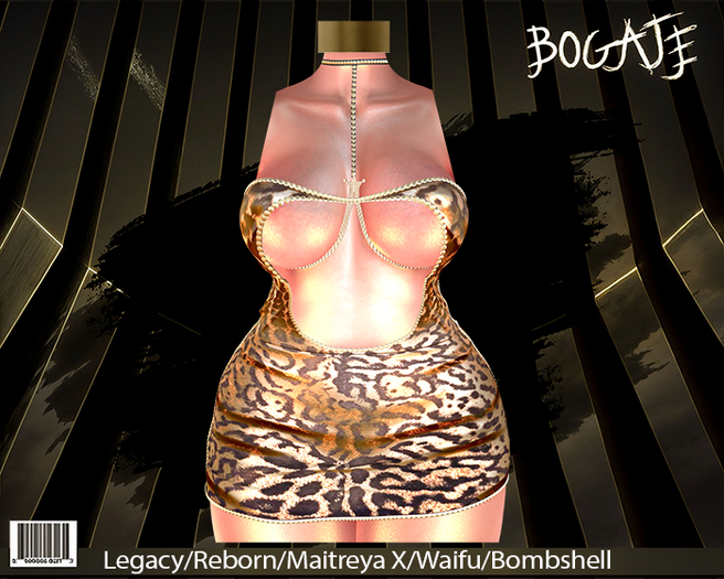 BOGATE _ Night Dress_ Golden Tiger