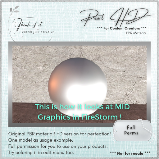 {ToI} Material - Pearl HD - White - Full Perms