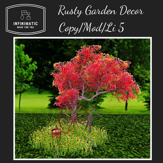 Rusty Garden Decor bagged