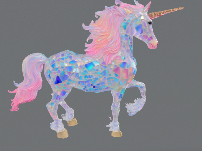Crystal Unicorn FULL PERM