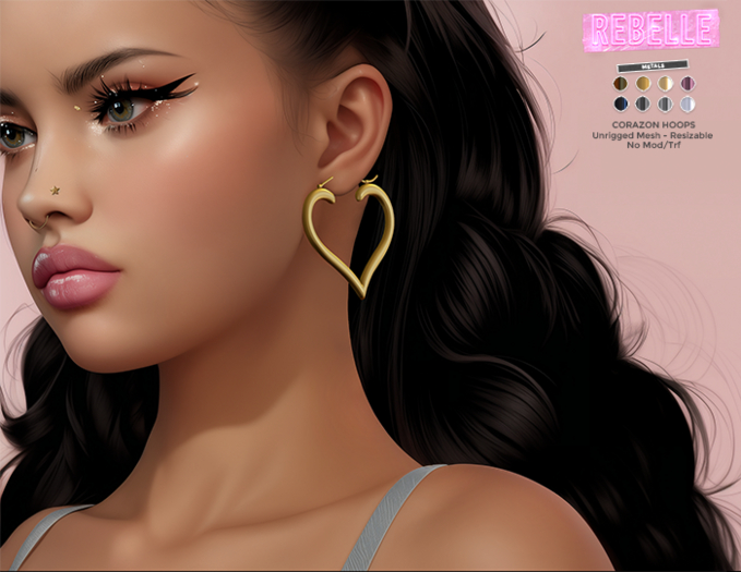 Rebelle - Corazon Hoops