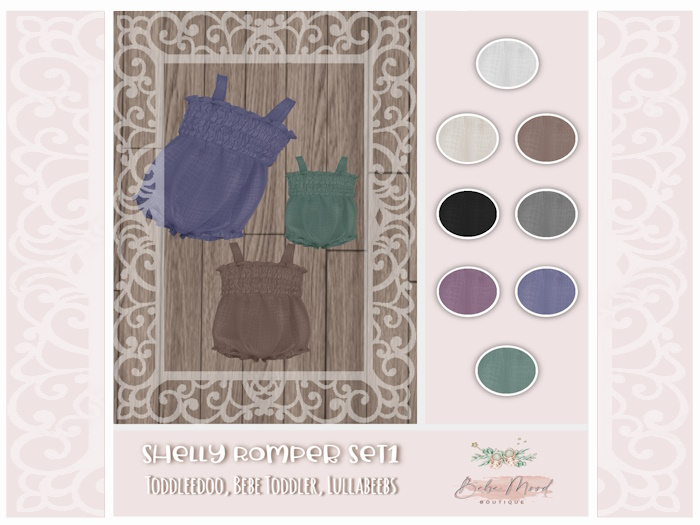 - Bebe Mood - Shelly Romper Set1 - Brown (unpacker)