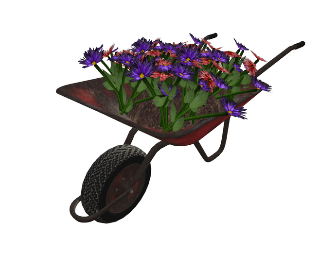 Garden Wheelbarrow ~ Decor