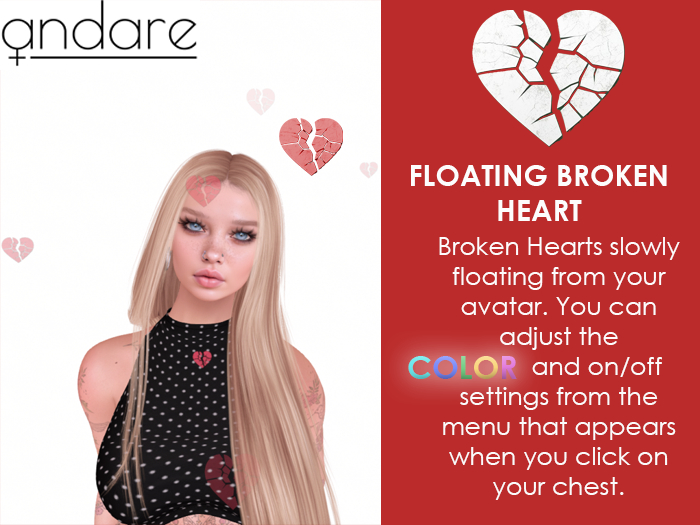 Andare - Floating Broken Heart PACK