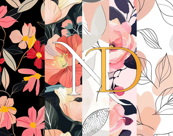 N&D HD Flower pattern Textures pack 1 - FULL PERM