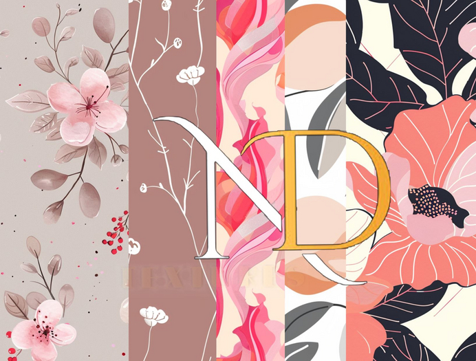 N&D HD Flower pattern Textures pack 8 - FULL PERM