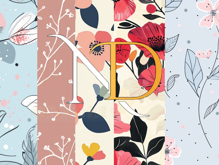 N&D HD Flower pattern Textures pack 10 - FULL PERM