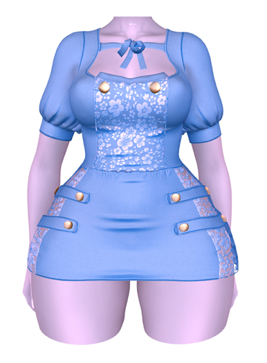 [FAME] Dress  - Alma / Blue