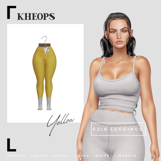 Kheops  /\ - EZIA - LEGGINGS - Yellow