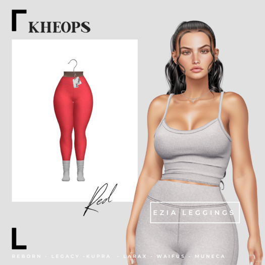 Kheops  /\ - EZIA - LEGGINGS - Red