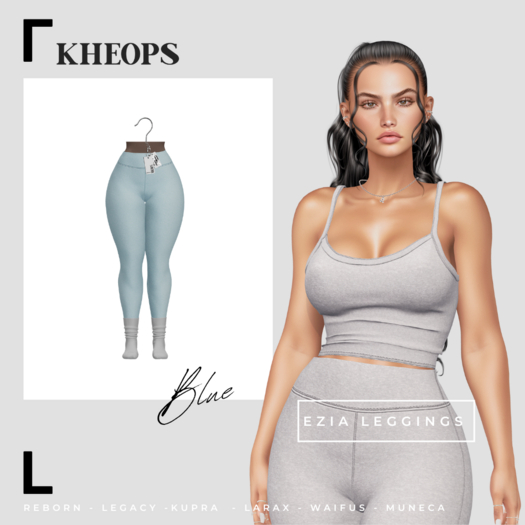 Kheops  /\ - EZIA - LEGGINGS - Blue
