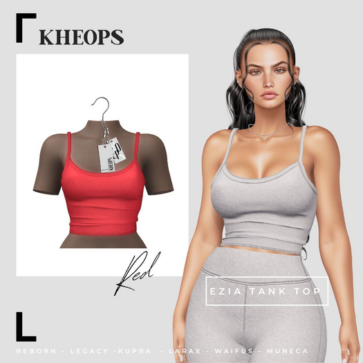 Kheops  /\ - EZIA - TANK TOP - Red