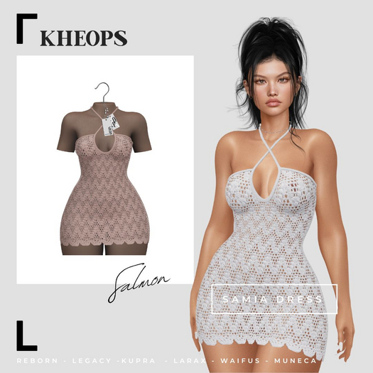 Kheops  /\ - SAMIA - DRESS - Salmon