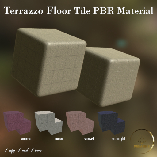 PBR Material - Terrazzo Floor Tile