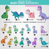 SEmotion Libellune Baby Dino Animesh #1 RARE 