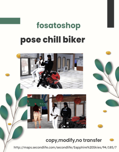 pose chill biker pack